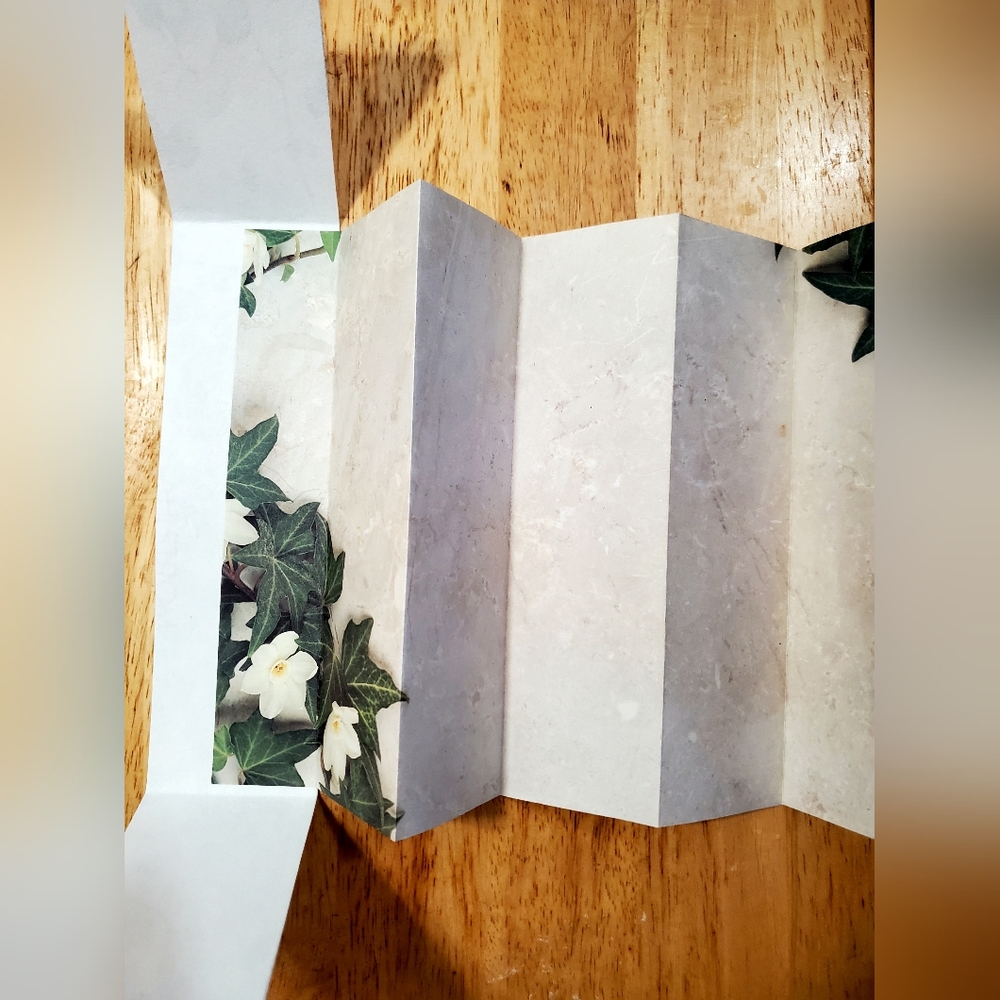 🙏 HAND CRAFTED Set of 3 yellow booklet with ribbon closure - Picture 9 of 10